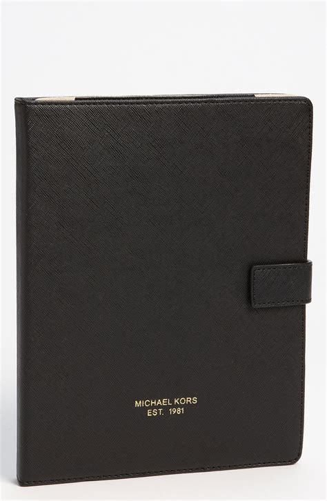 michael kors black saffiano ipad case|MICHAEL Michael Kors iPad Case .